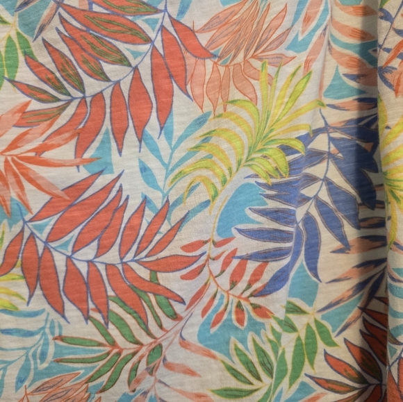 NWT Ladies LG St Johns Bay Tank Top Tropical Print - Picture 6 of 6